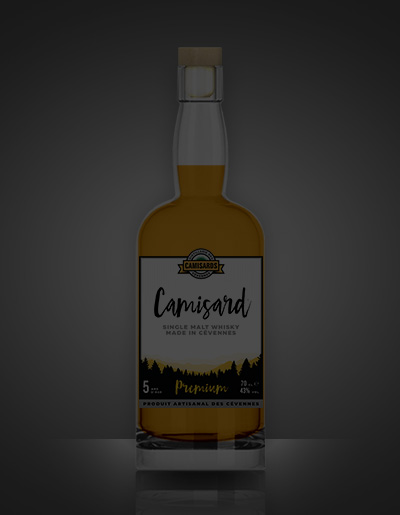 Maquette whisky Camisard Premium