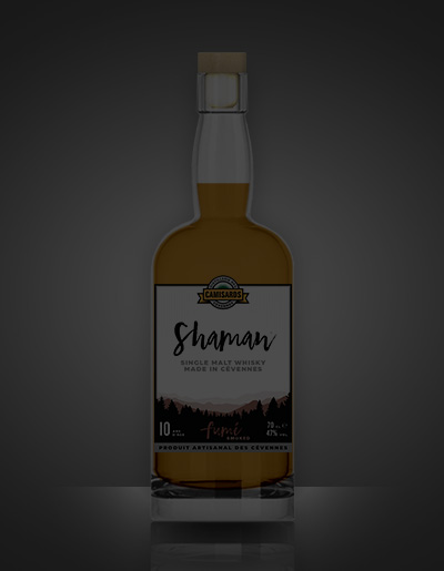 maquette whisky fumé Shaman